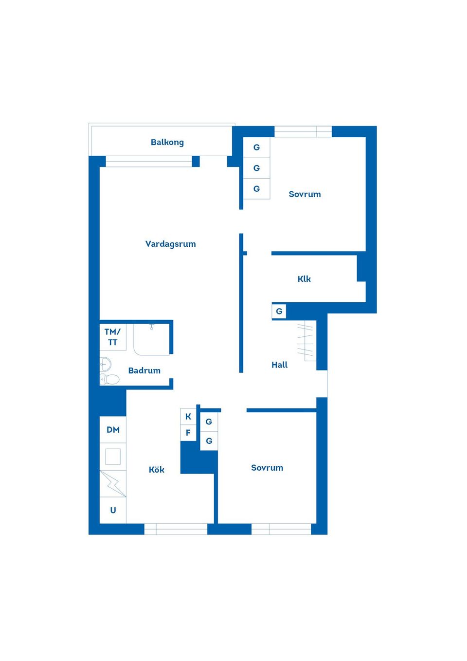 Bostadsrätt, Svärdsjögatan 12A, Centralt, Falun