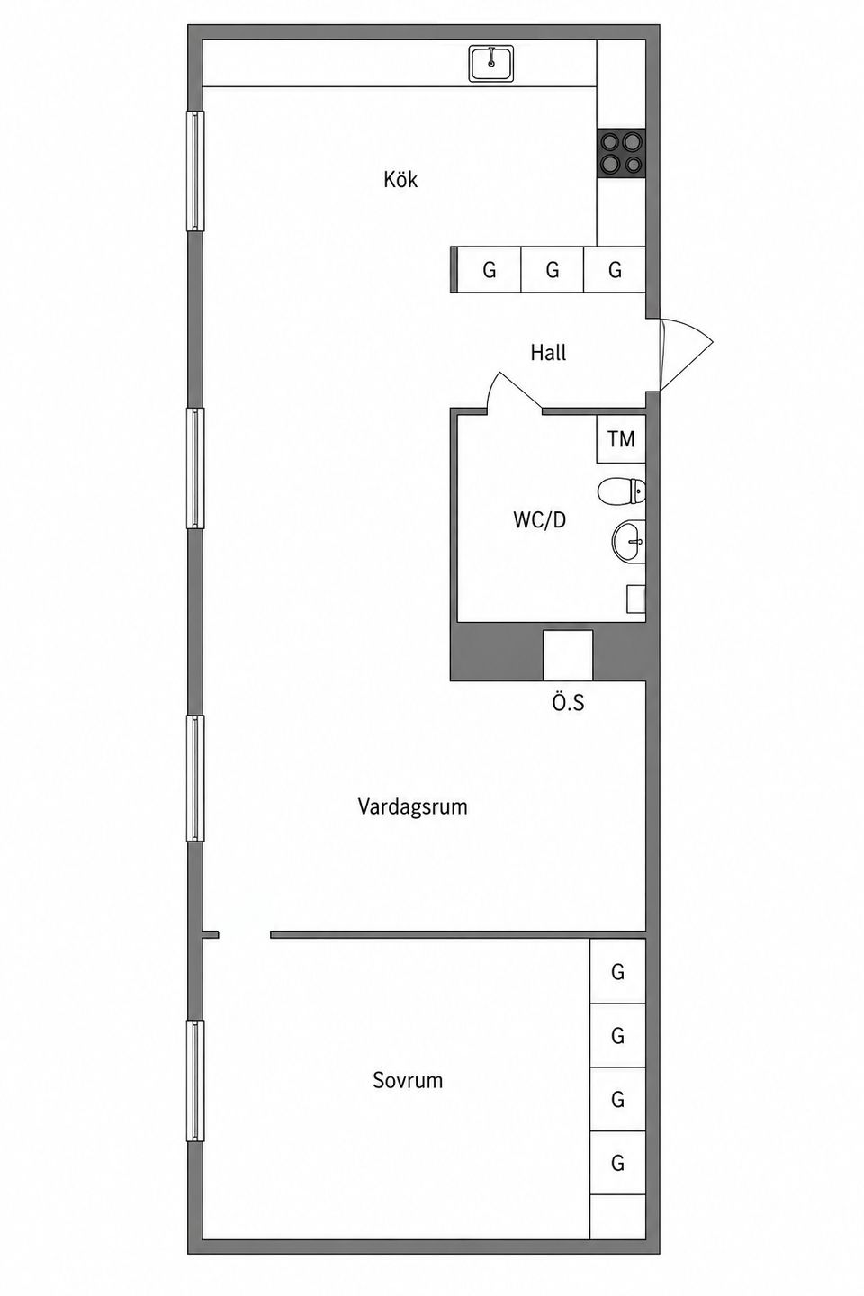 Bostadsrätt, Frodegatan 10B, Fålhagen, Uppsala
