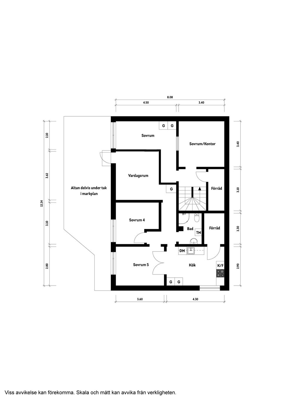 Villa, Södra Fiskaregatan 37, Alingsås