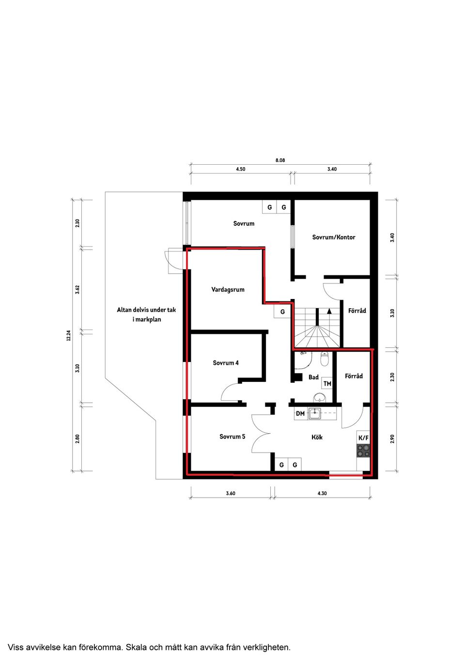 Villa, Södra Fiskaregatan 37, Alingsås
