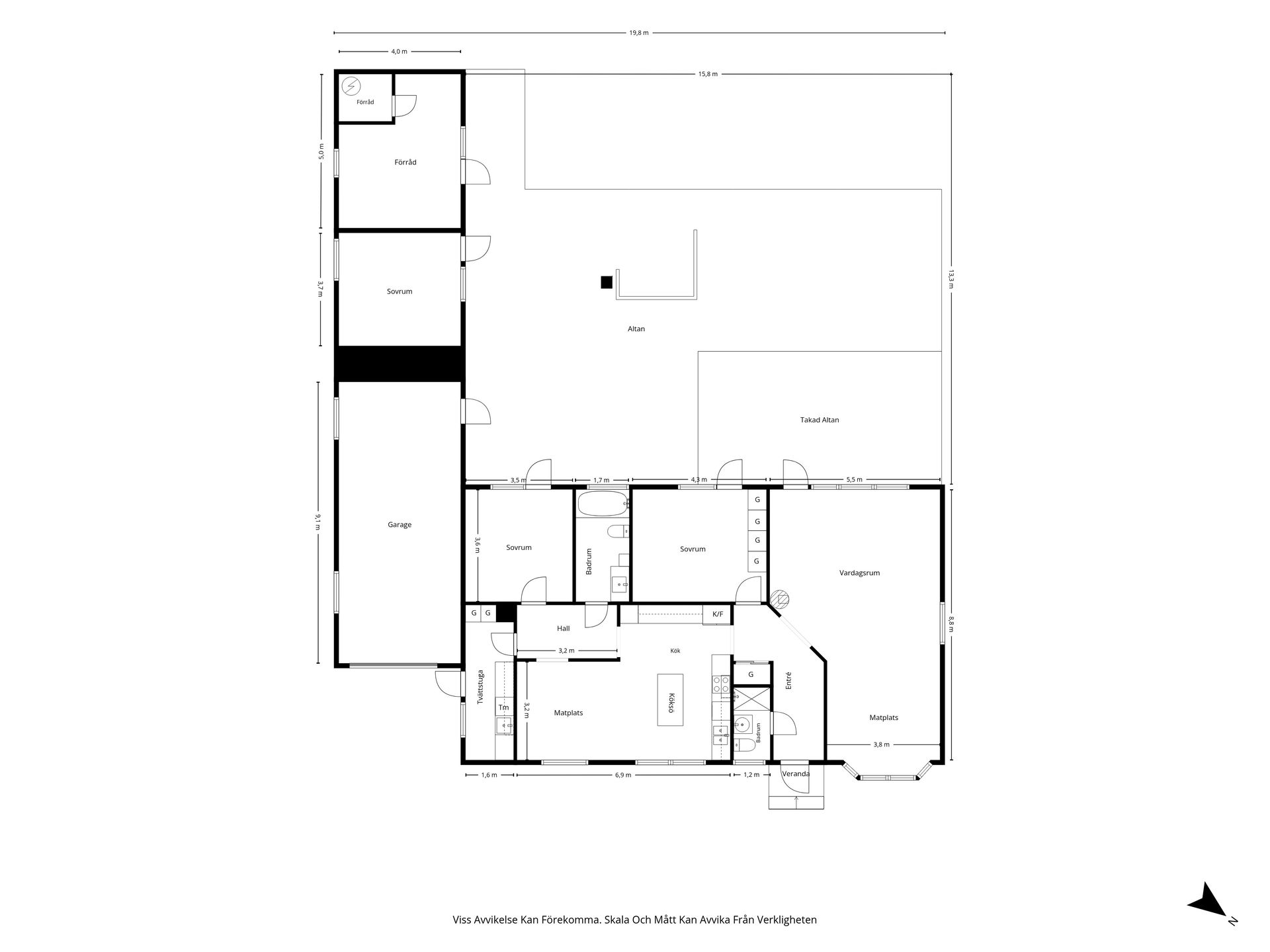 Villa, Myrebacken 226, Myrebacken, Orust
