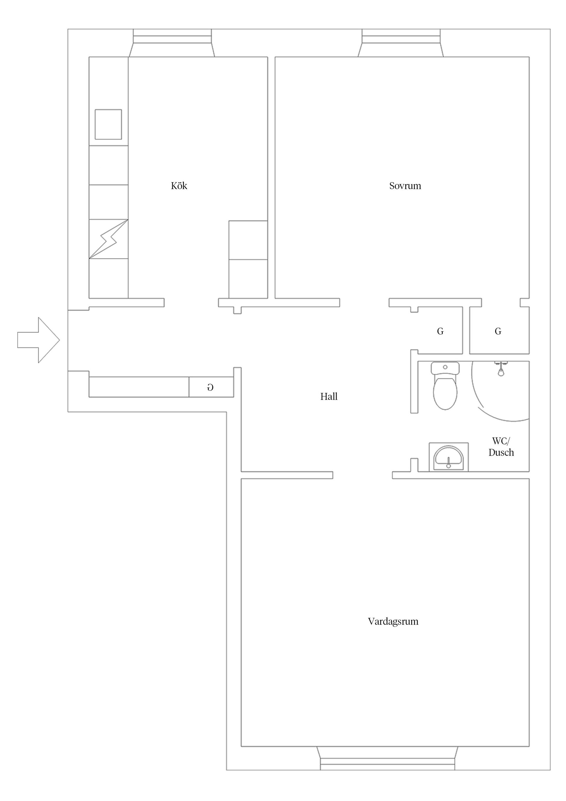 Bostadsrätt, Höganäsgatan 6D, Höganäs, Uppsala