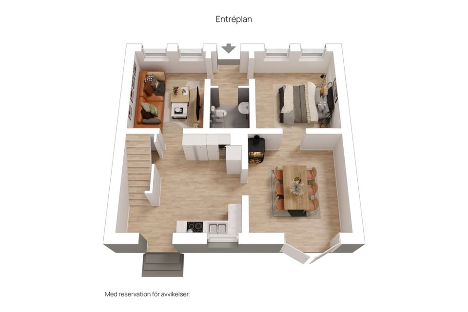 Radhus, Stavstensvägen 21, Centralt Trelleborg, Trelleborg