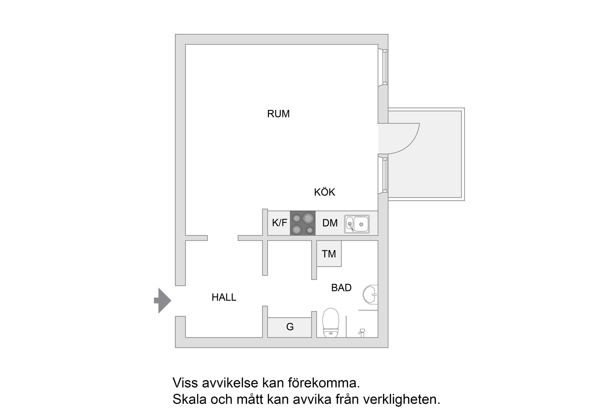Bostadsrätt, Fritzbergsvägen 7, Bällstaberg, Vallentuna