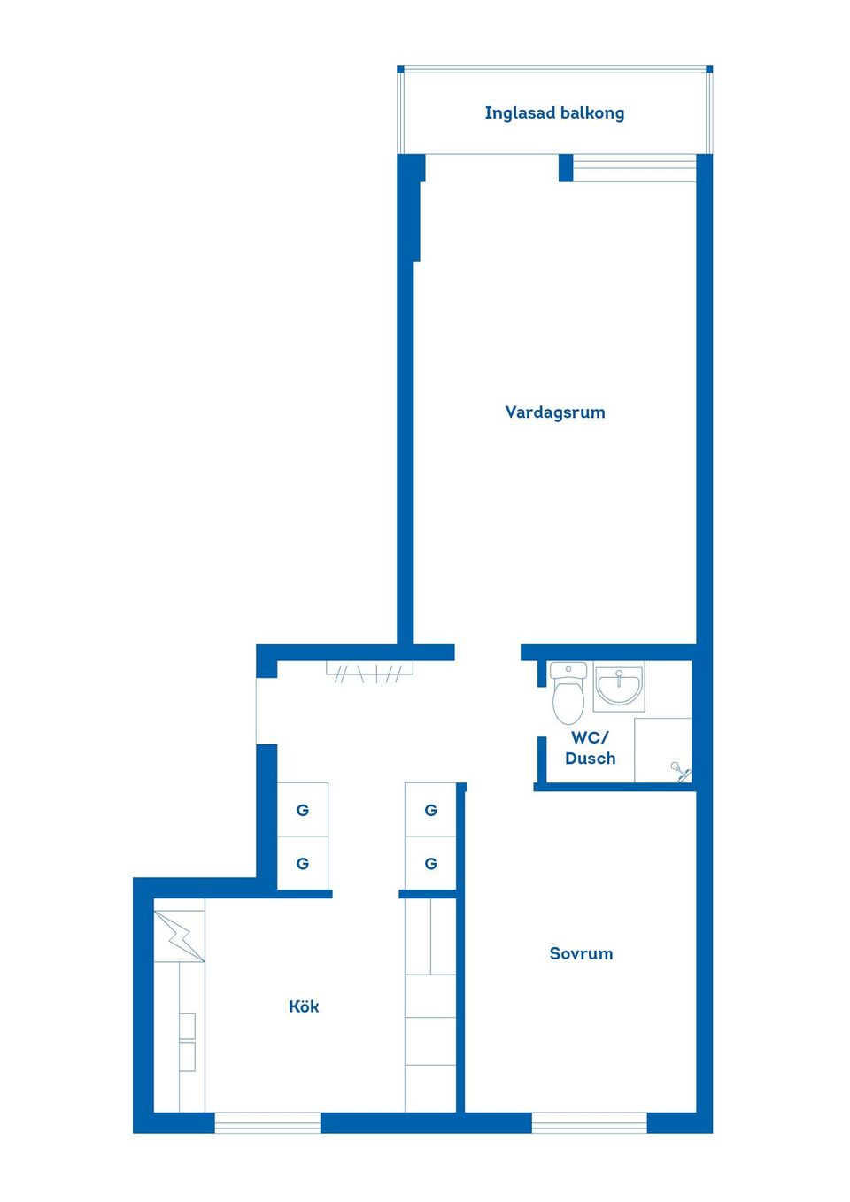 Bostadsrätt, Axel W Anderssons väg 6B, Lyckeby, Karlskrona