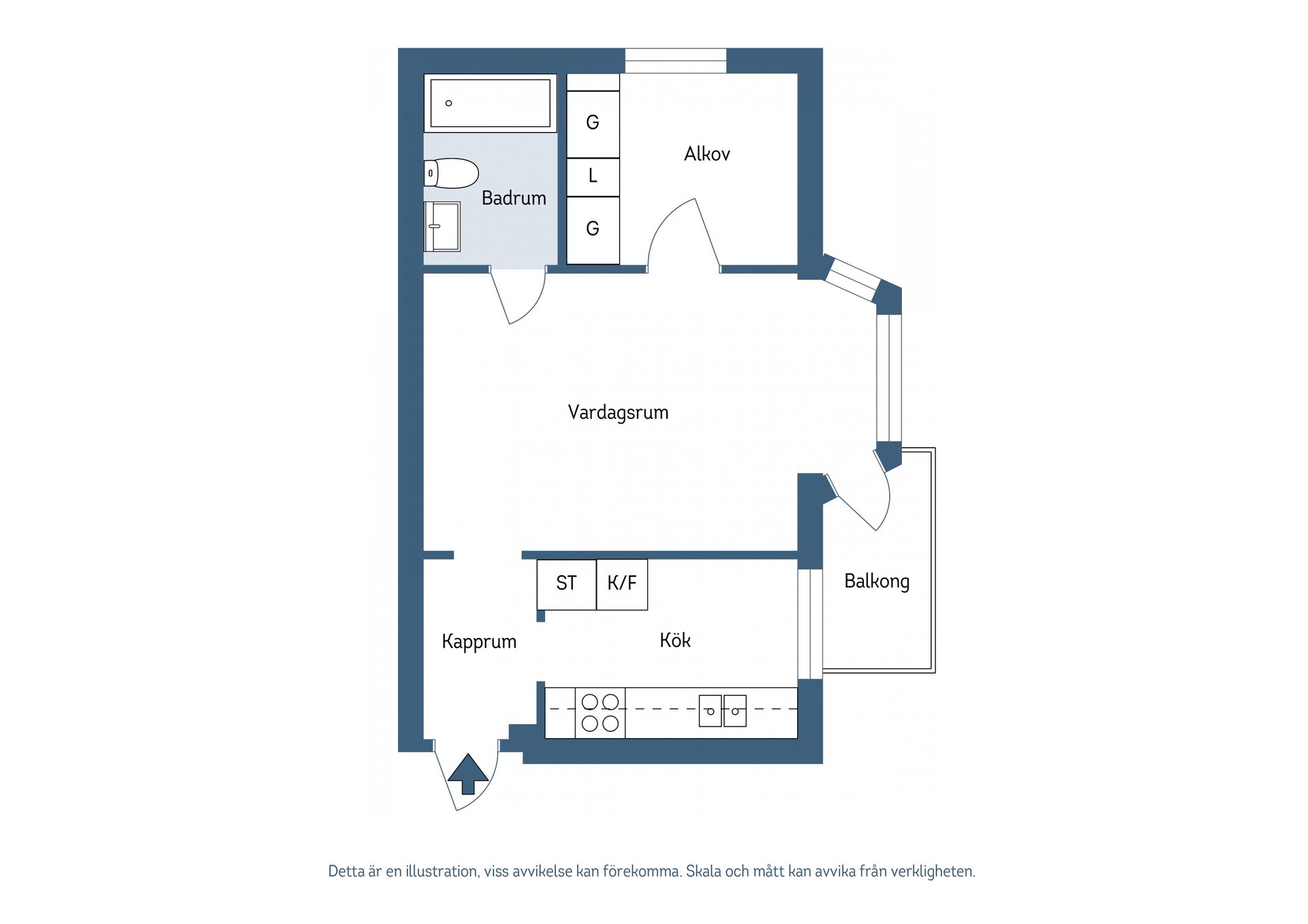Bostadsrätt, Tränggatan 8, Norrmalm, Skövde