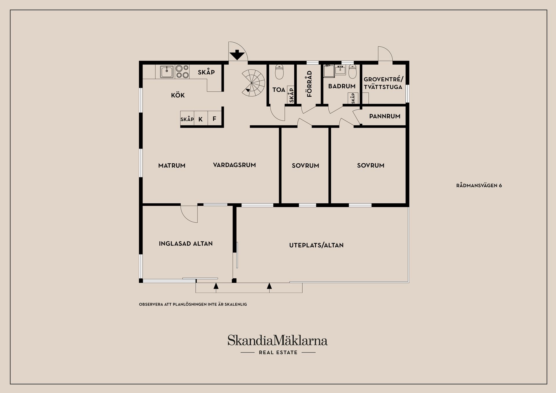 Villa, Rådmansvägen 6, Samuelsdal, Falun