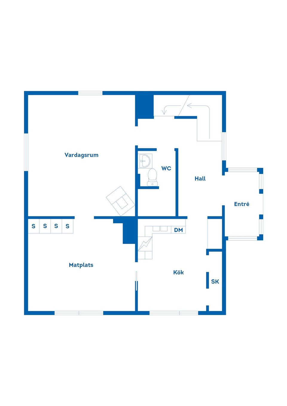 Villa, Tingsgatan 30, Ljusdal, Centralt, Ljusdal