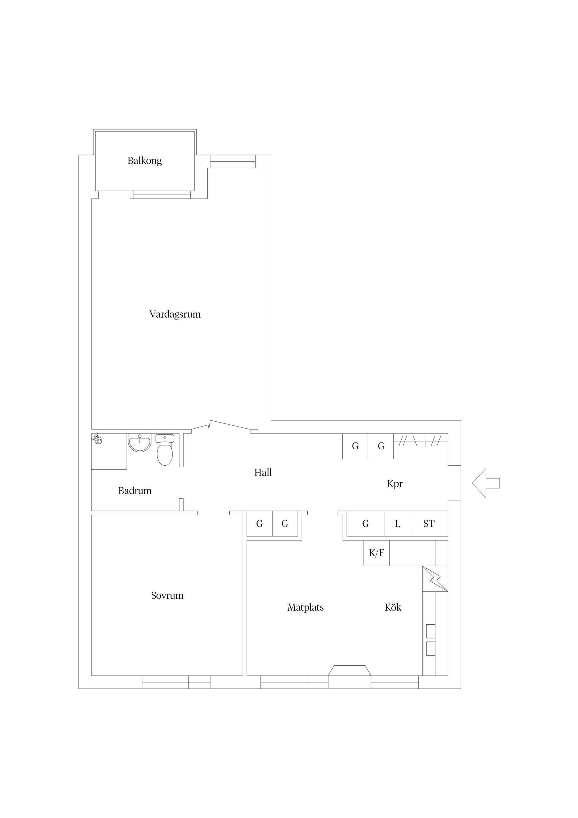 Bostadsrätt, Oxhagsvägen 4C, Kalmar