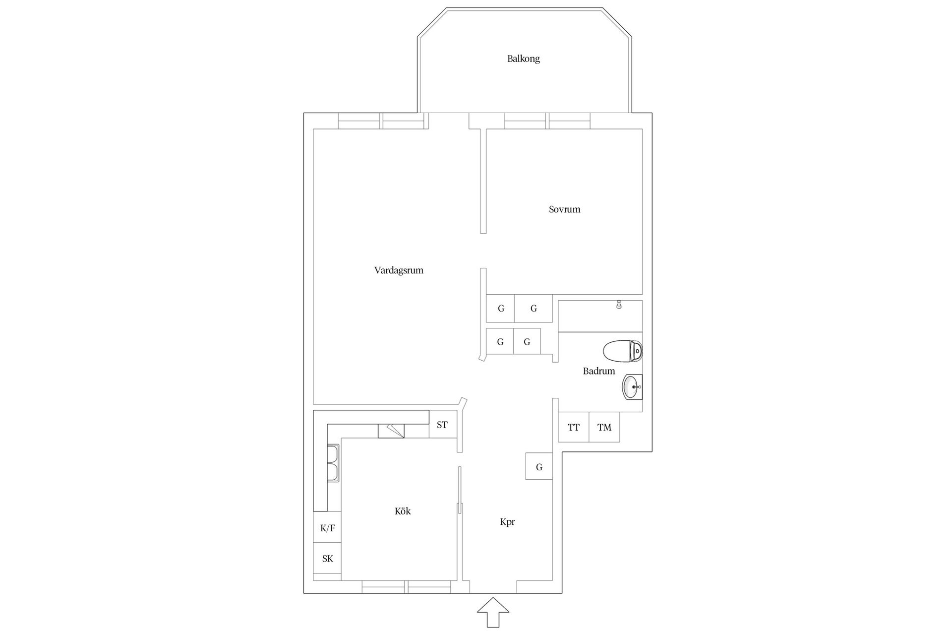 Bostadsrätt, Centrumgatan 8, Centralt, Lomma