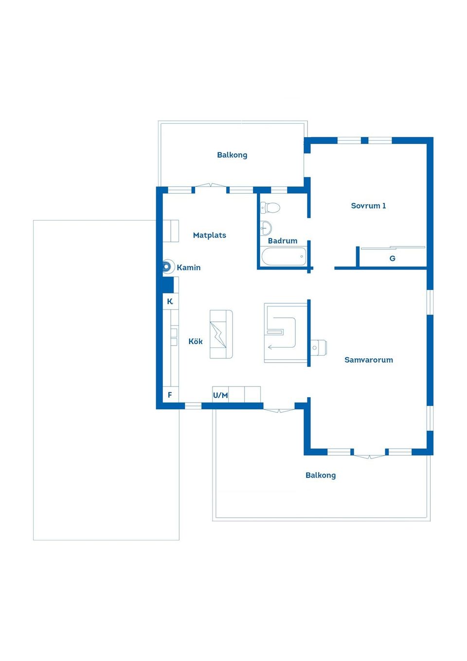 Villa, Österögatan 4, Snuggen, Mariestad