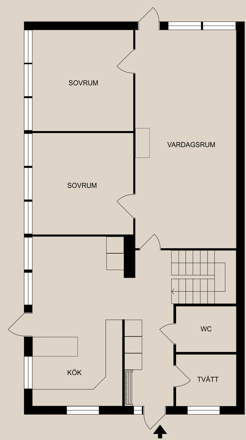 Radhus, Krusenhofsvägen 184, Åby, Norrköping