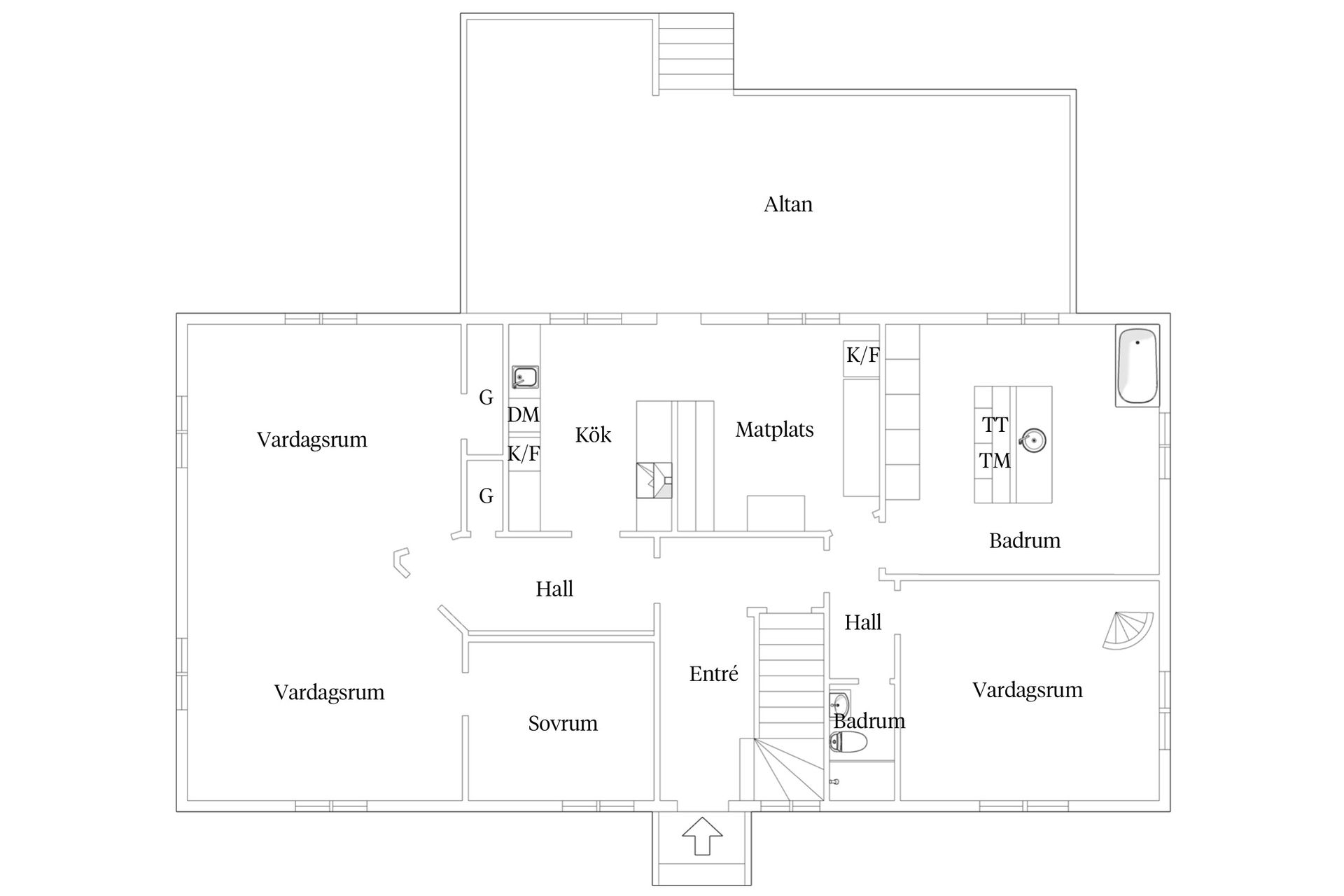 Villa, Köpmansgatan 128, Malen, Båstad