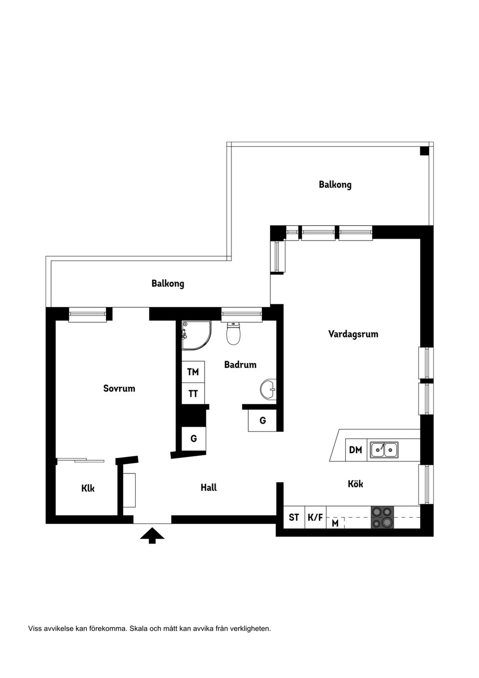 Bostadsrätt, Sjöbågen 4A, Trummens Strand, Växjö