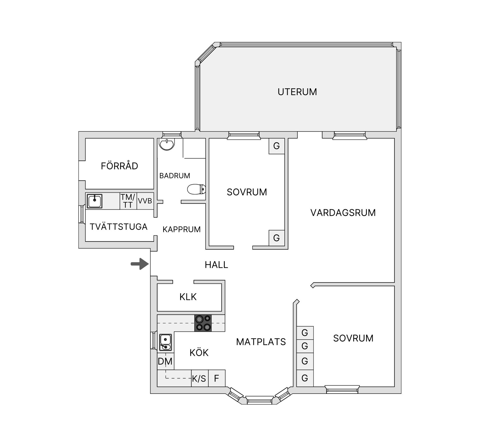 Bostadsrätt, Tegvägen 25, Forsheda, Värnamo