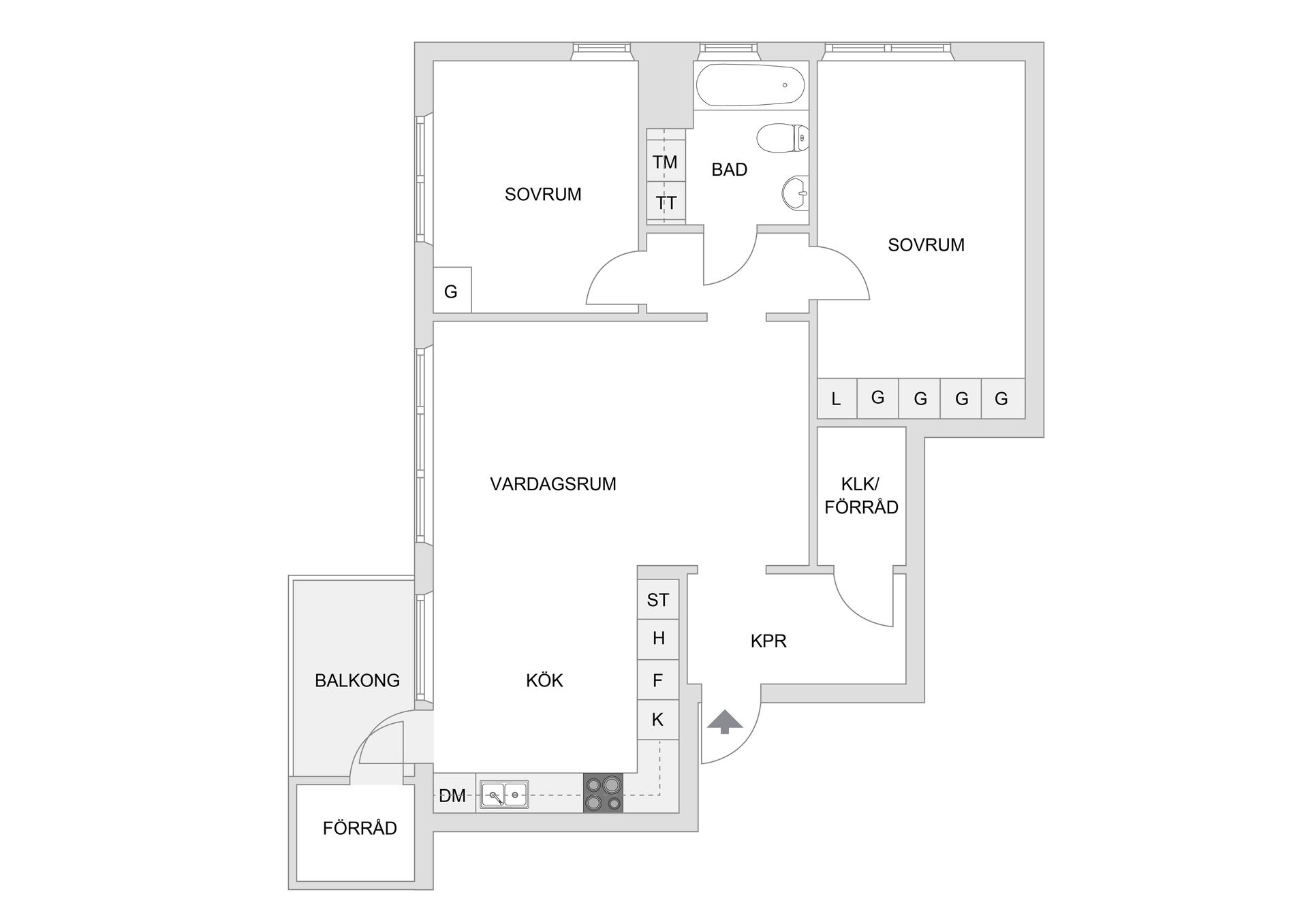 Bostadsrätt, Sångvägen 4A, Jakobsberg, Järfälla