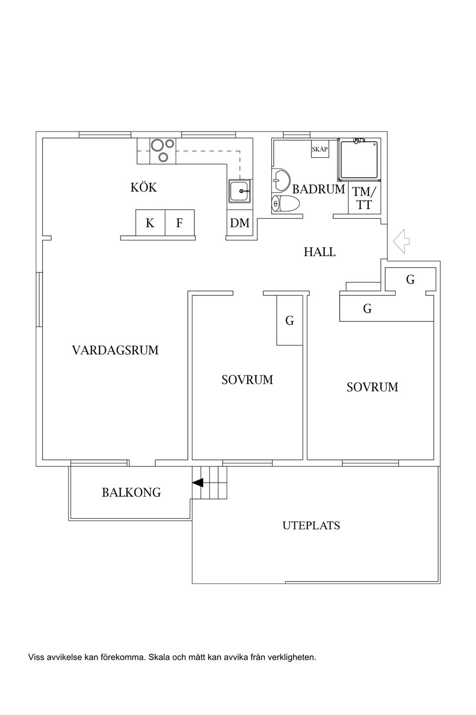 Bostadsrätt, Genvägen 10, Lövskatan, Luleå