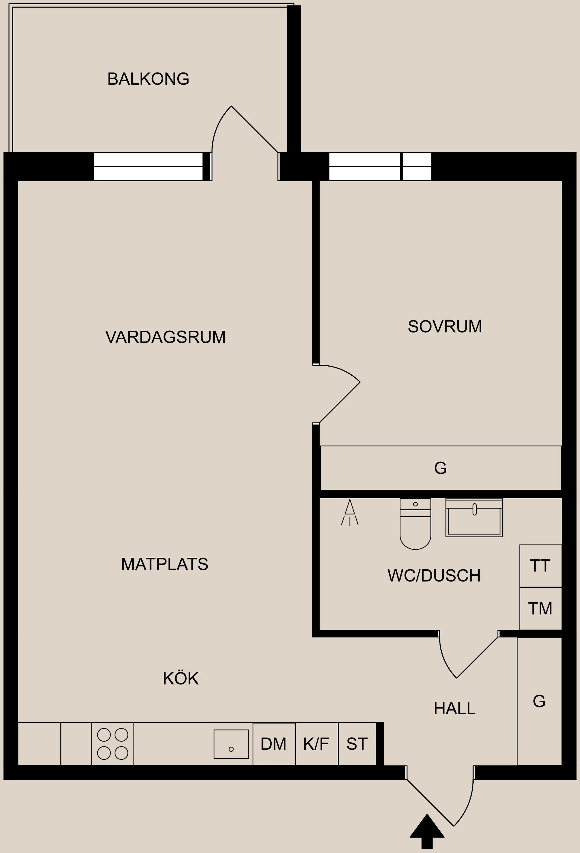Bostadsrätt, Aktergatan 12, Lindö, Norrköping