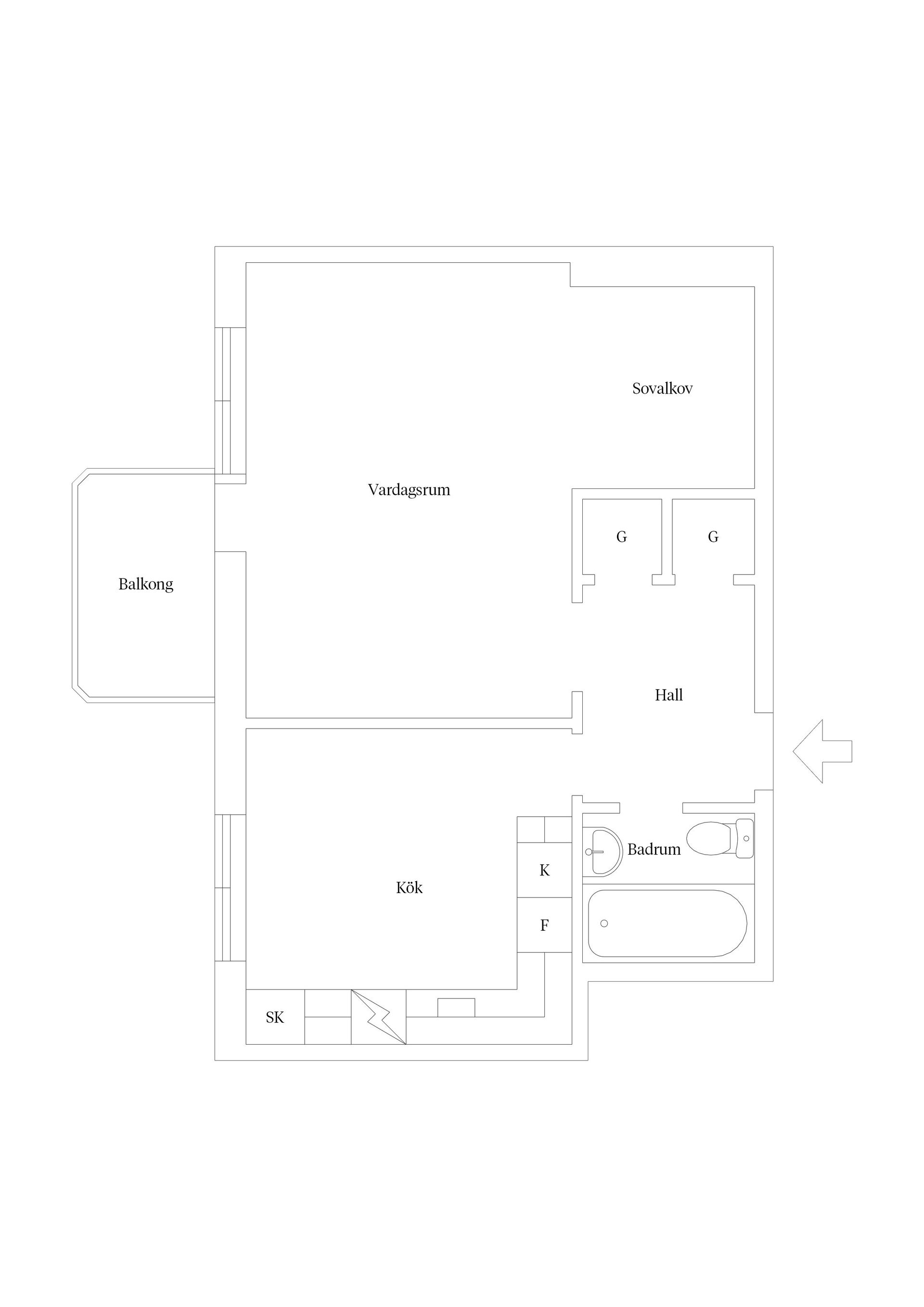 Bostadsrätt, Götgatan 11, Främre Luthagen, Uppsala