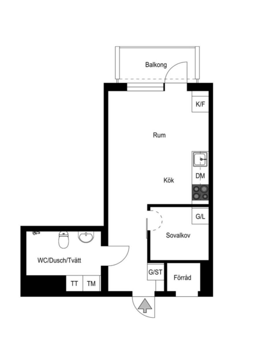 Bostadsrätt, Hägerneholmsvägen 6B, Hägerneholm, Täby