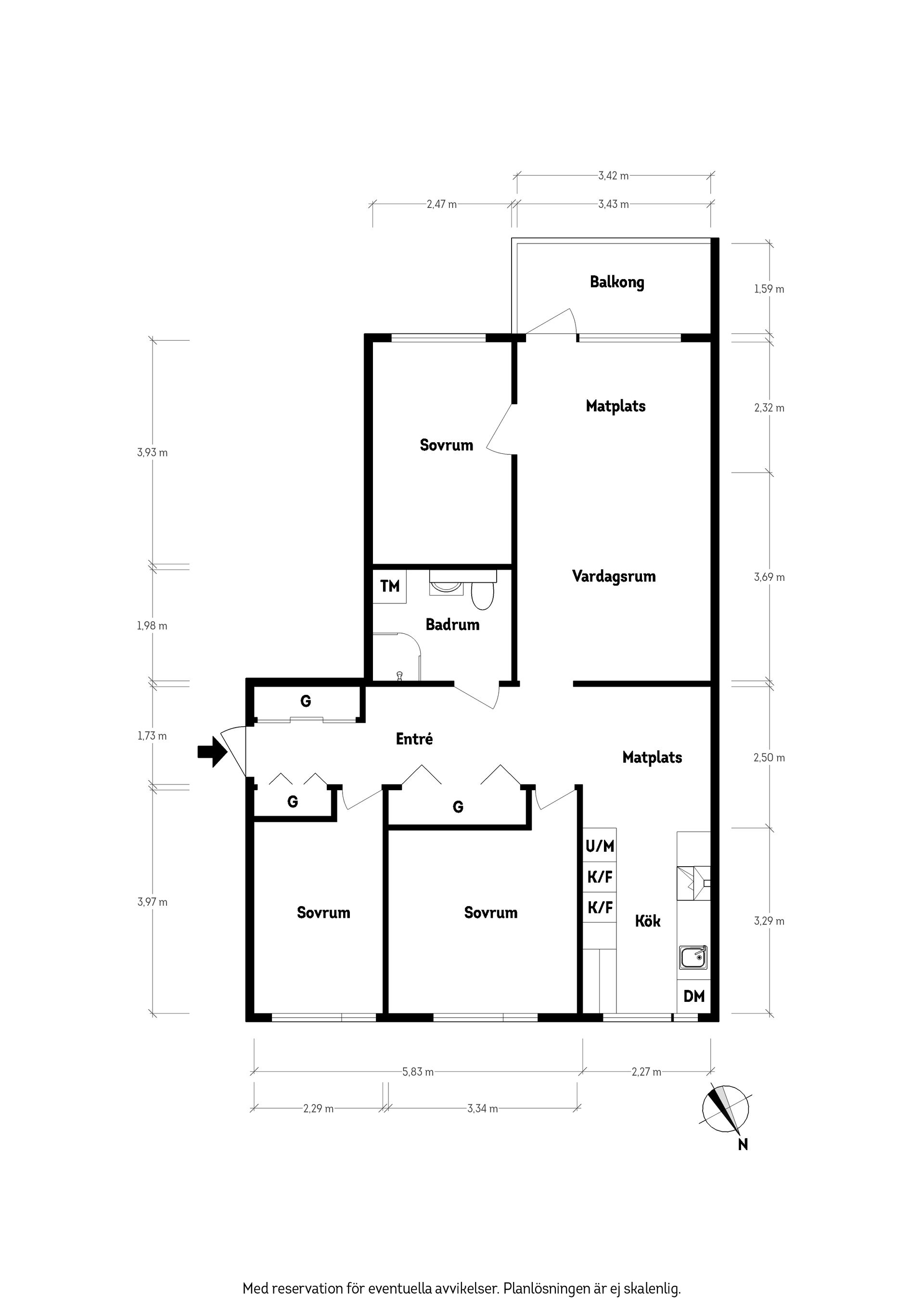 Bostadsrätt, Gräddgatan 10, Kallebäck, Göteborg