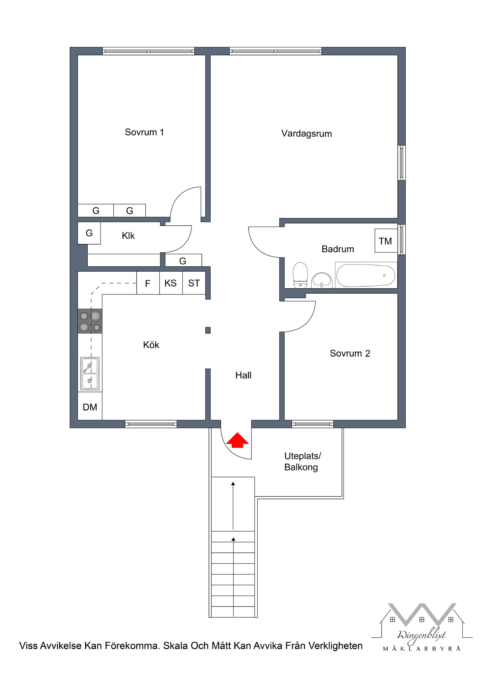 Bostadsrätt, Rankhusvägen 38H, 1 tr, Gamla Kungsängen, Upplands-Bro