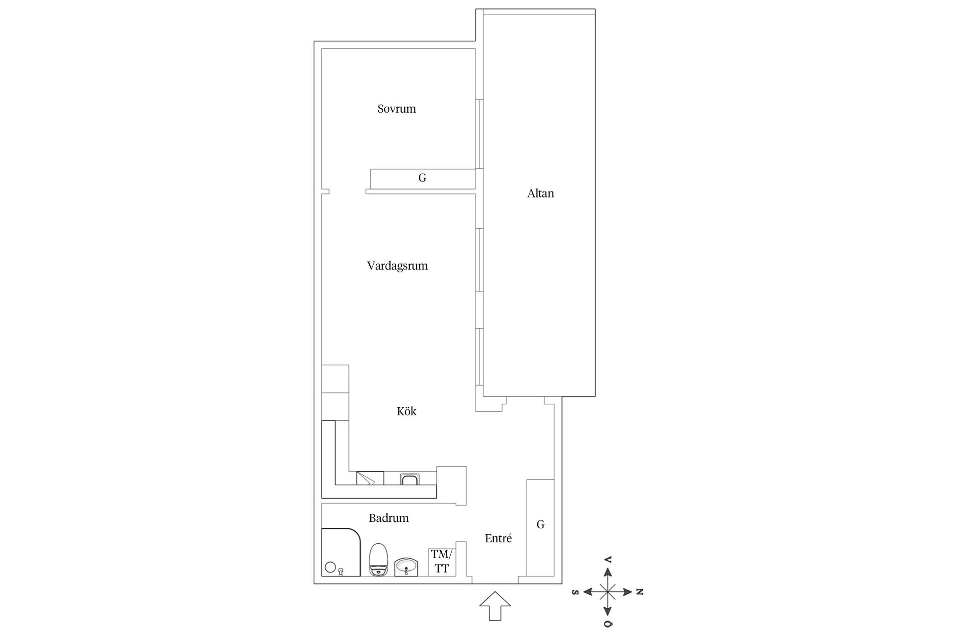 Bostadsrätt, Landskyrkoallén 6 A, Alingsås Centralt, Alingsås
