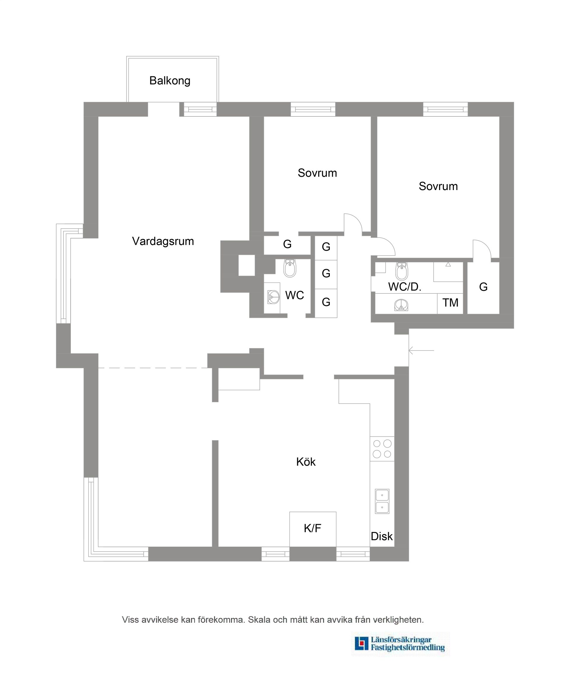 Bostadsrätt, Biskopsgatan 6A, Centralt, Västerås
