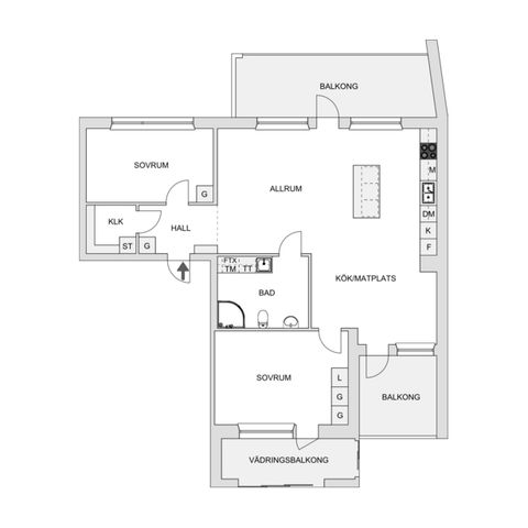 Bostadsrätt, Polluxgatan 14, Kungsängen, Jönköping