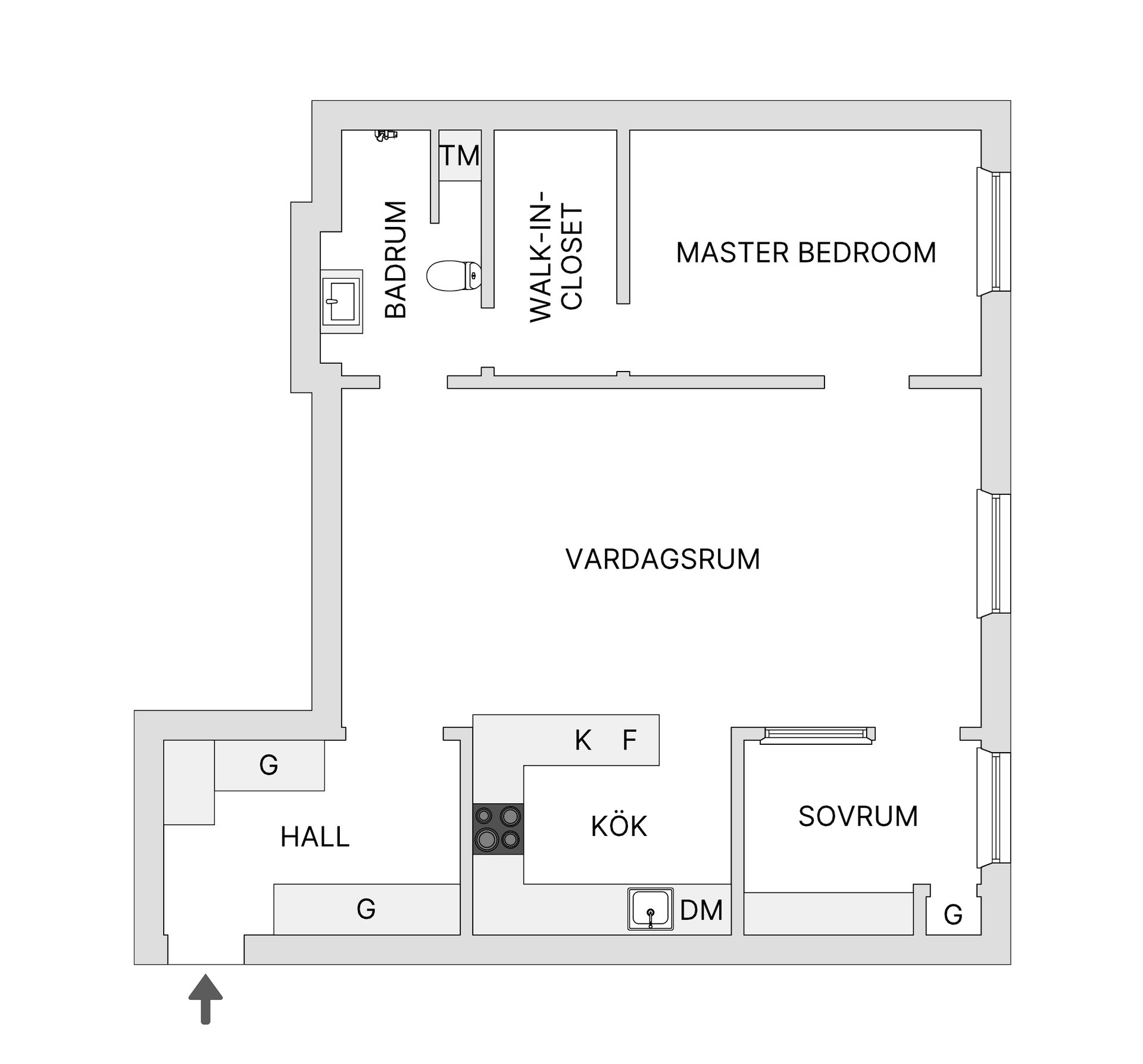 Bostadsrätt, Rörstrandsgatan 19, 5tr, Vasastan Birkastan, Stockholm
