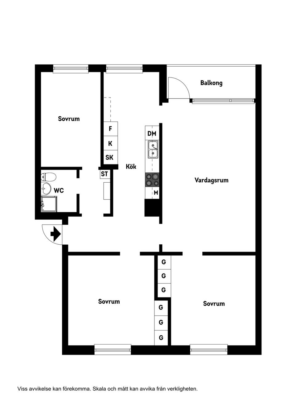 Bostadsrätt, Bäckgatan 23B, Centrum, Växjö