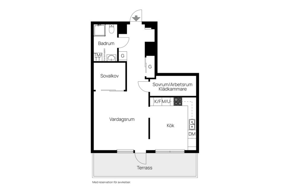 Bostadsrätt, Hammarby Allé 7, Hammarby Sjöstad, Stockholm