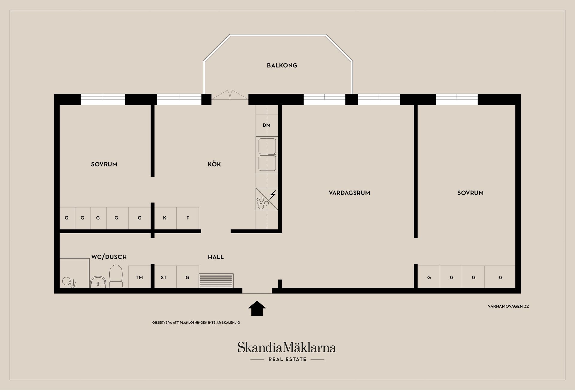 Bostadsrätt, Värnamovägen 32, Gamla Råslätt, Jönköping