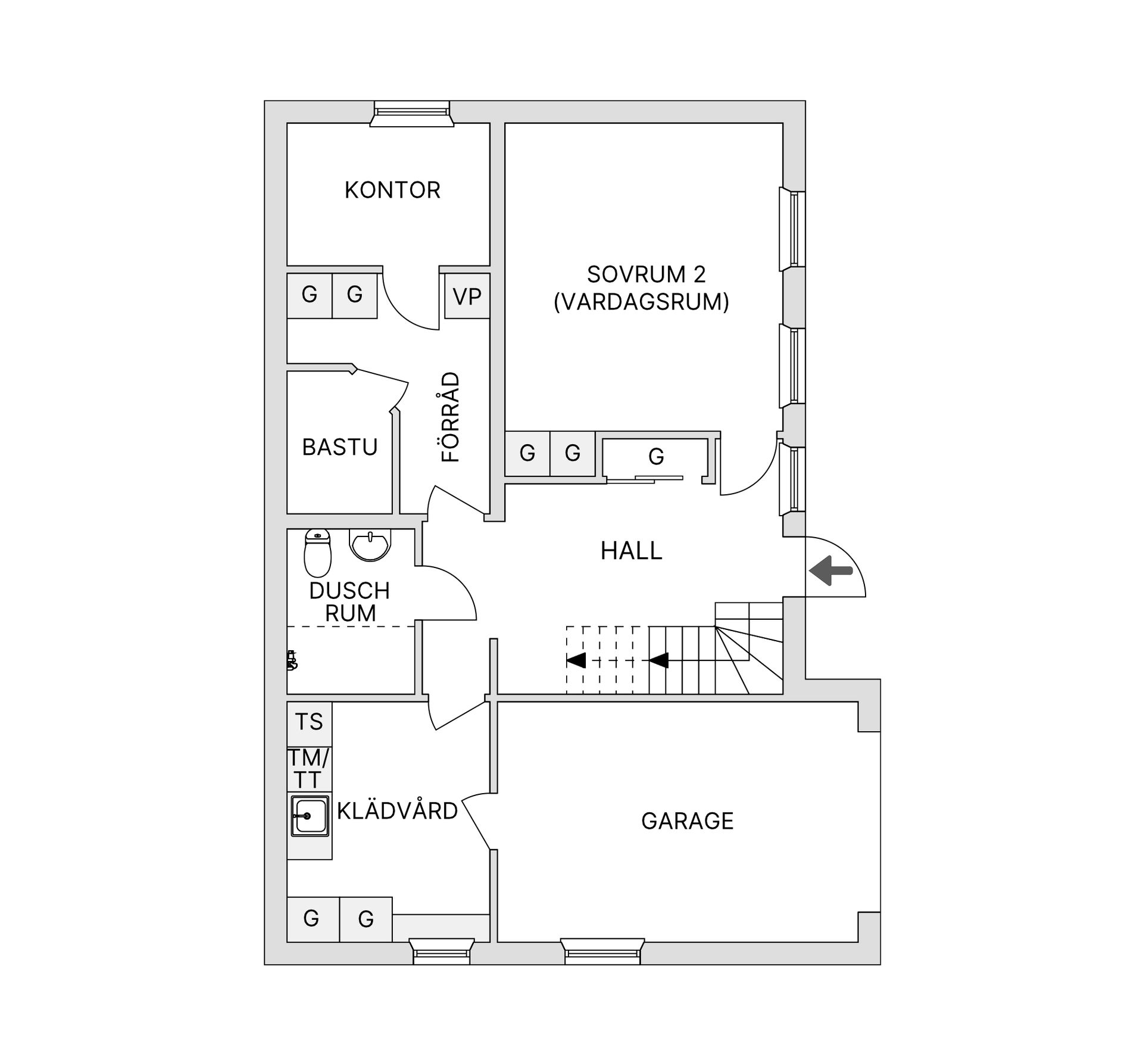 Villa, Centralvägen 22A, Trollbäcken, Tyresö