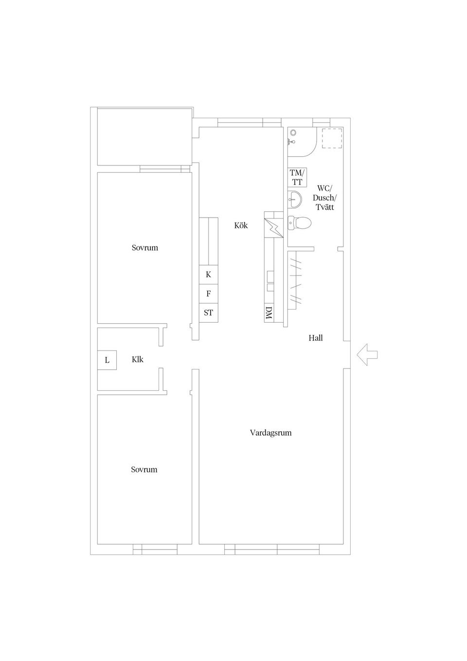 Bostadsrätt, Lybecksvägen 19A, Djurängen, Kalmar