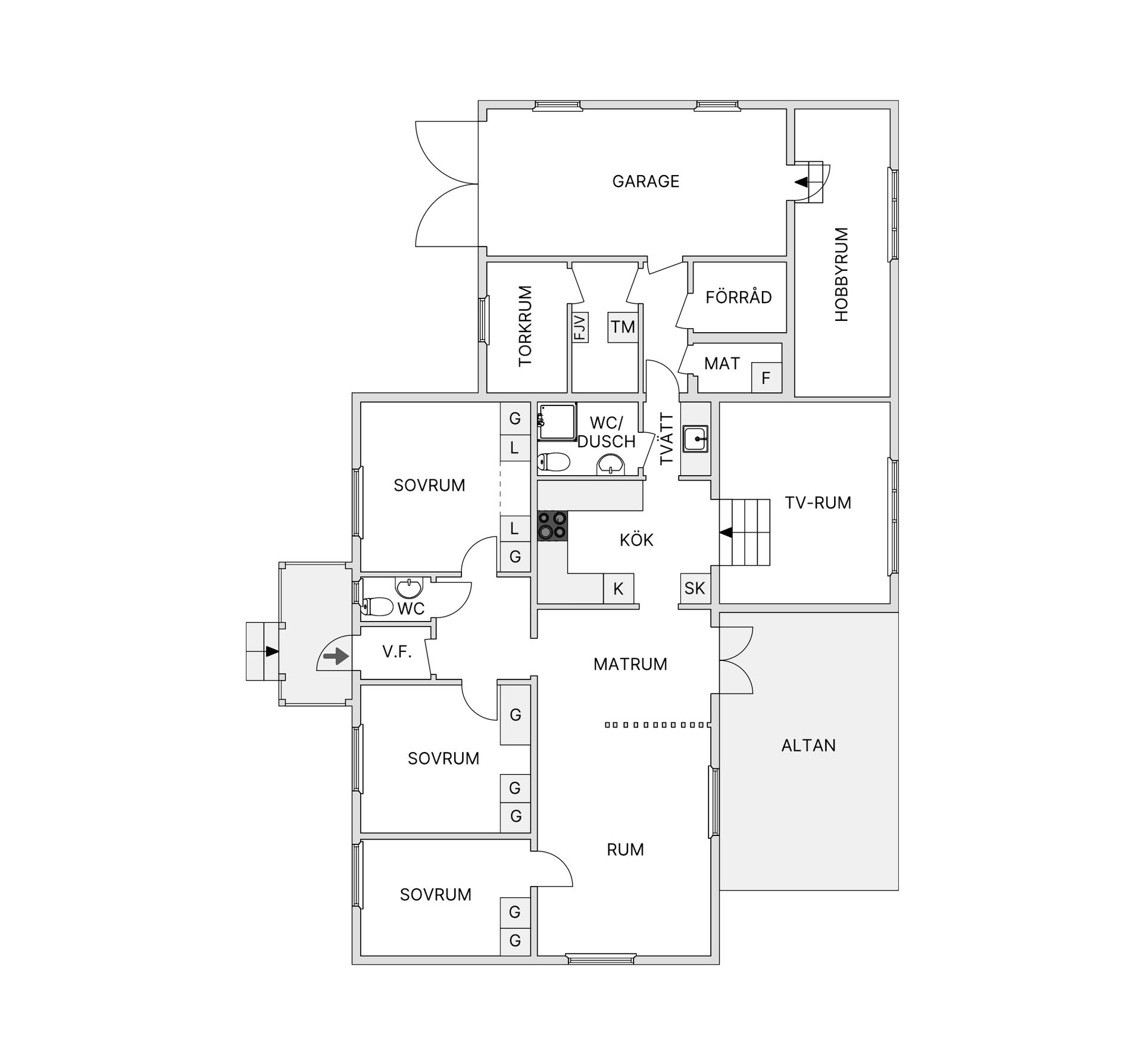 Villa, Wennerströmsvägen 20, Heden, Gällivare