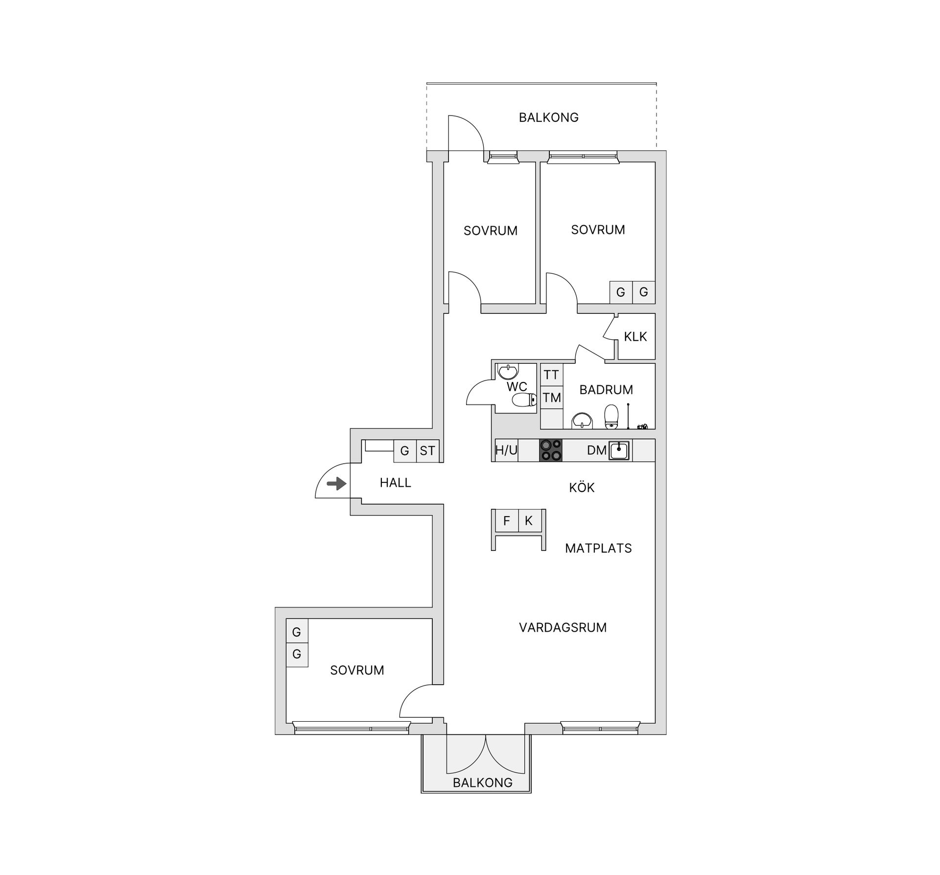 Bostadsrätt, LM Ericssons väg 16, Tyresö Centrum, Tyresö