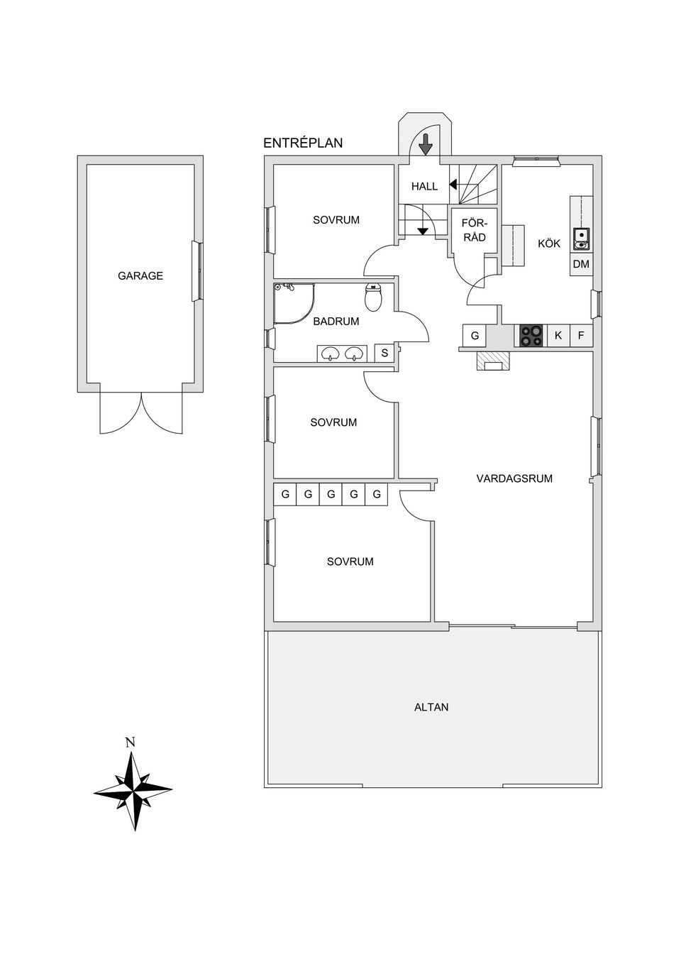 Villa, Benarebyvägen 248, Mölndal Östra, Mölndal