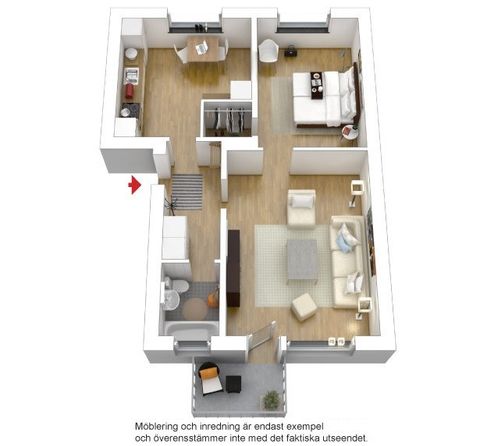 Bostadsrätt, Svartågatan 84, 2tr, Bagarmossen, Stockholm