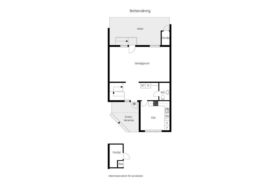 Radhus, Björnvägen 32, Marieberg, Umeå