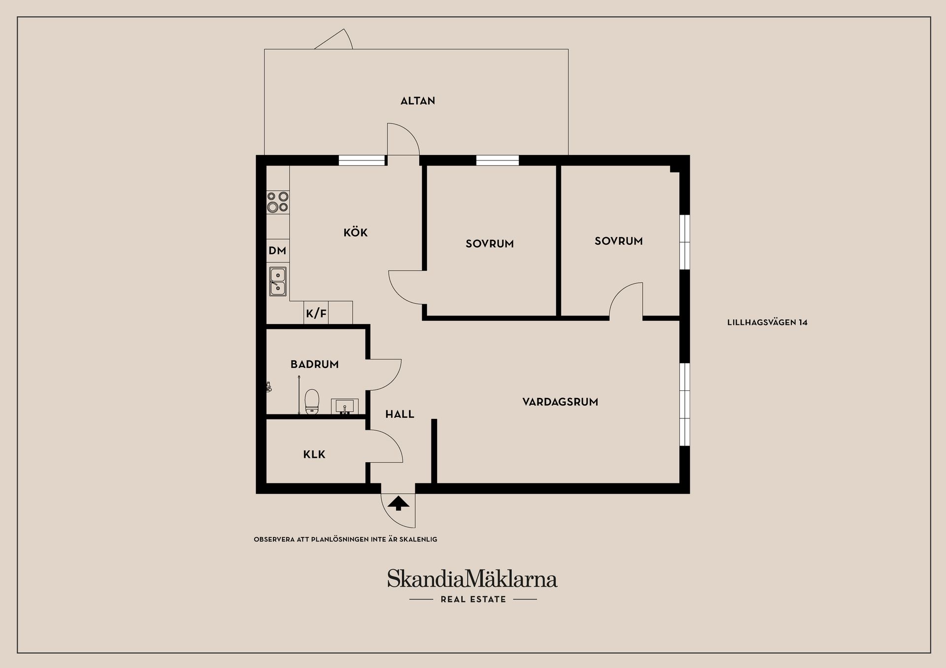 Bostadsrätt, Lillhagsvägen 14, Hagsätra - Älvsjöbadet, Stockholm