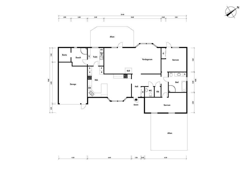 Villa, Tallkottevägen 1, Lena/Östadkulle, Vårgårda