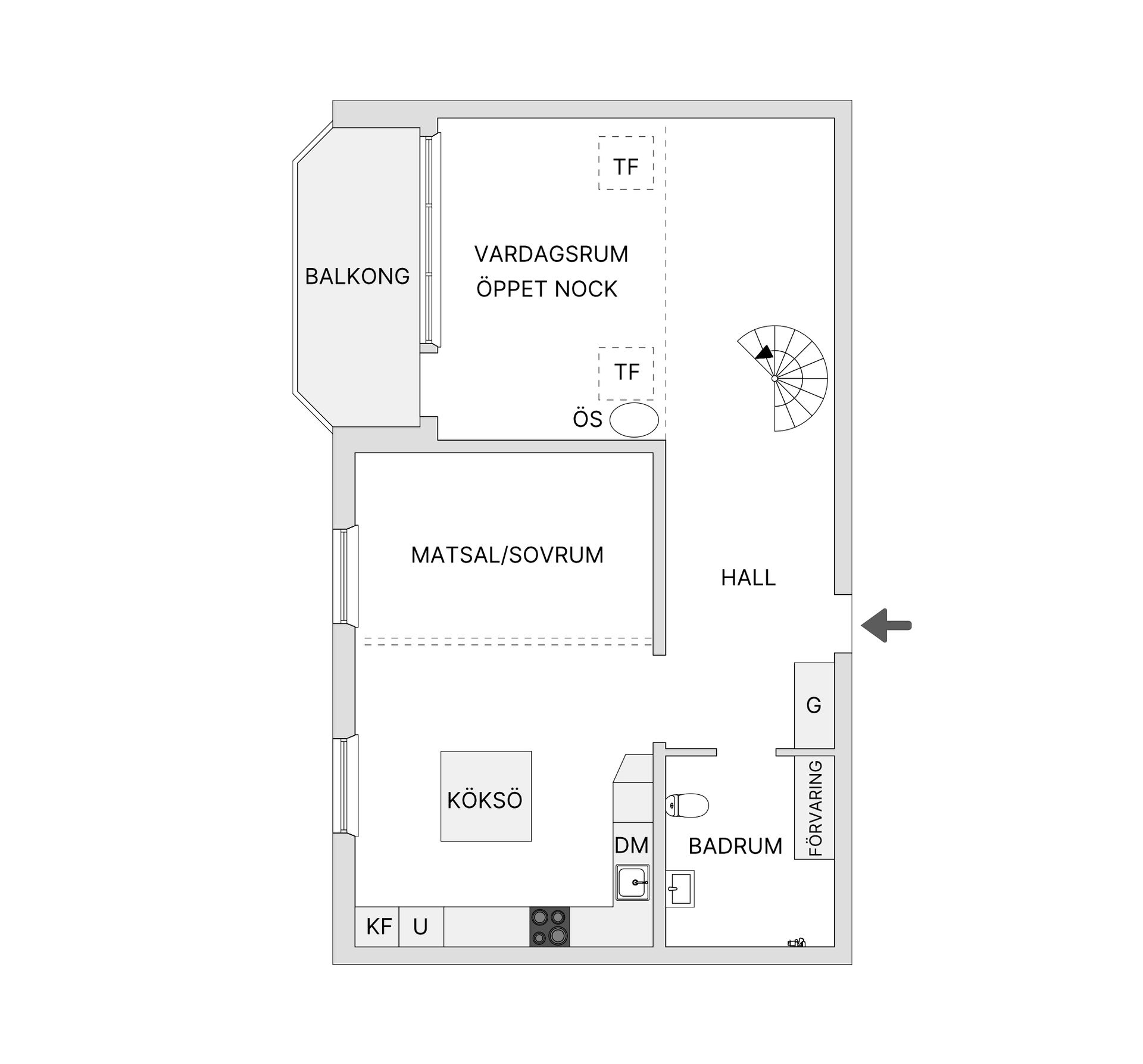 Bostadsrätt, Frejgatan 37, 6tr, Vasastan, Stockholm