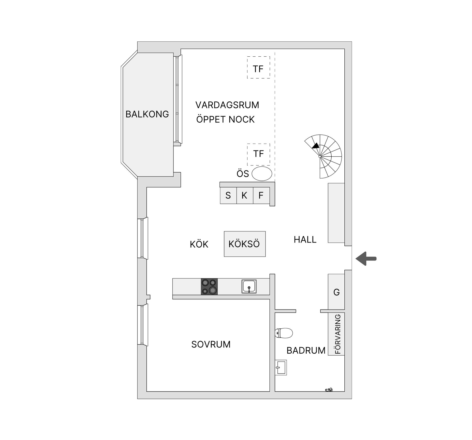 Bostadsrätt, Frejgatan 37, 6tr, Vasastan, Stockholm