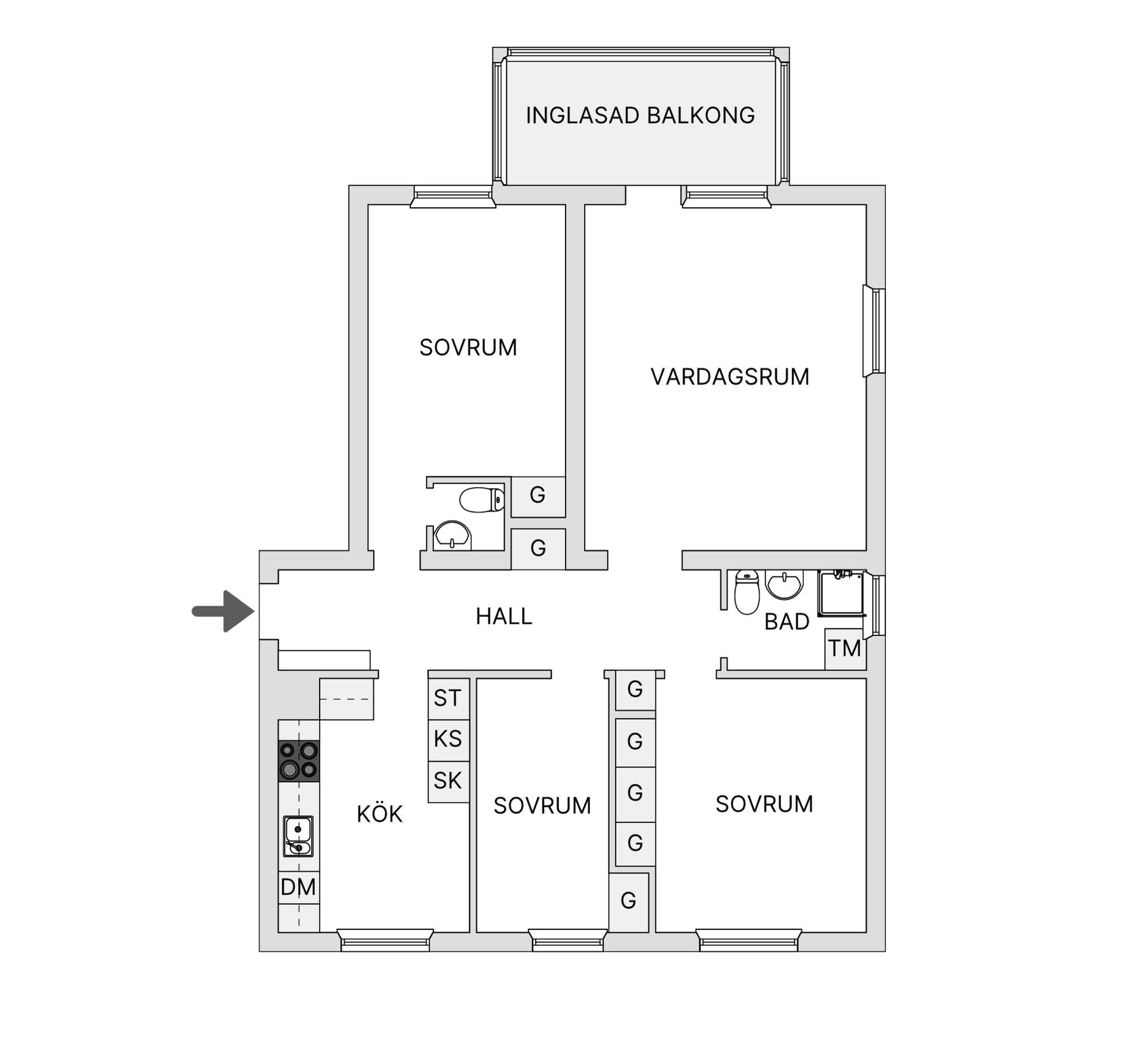Bostadsrätt, Vintergatan 65, Skelleftehamn, Skellefteå
