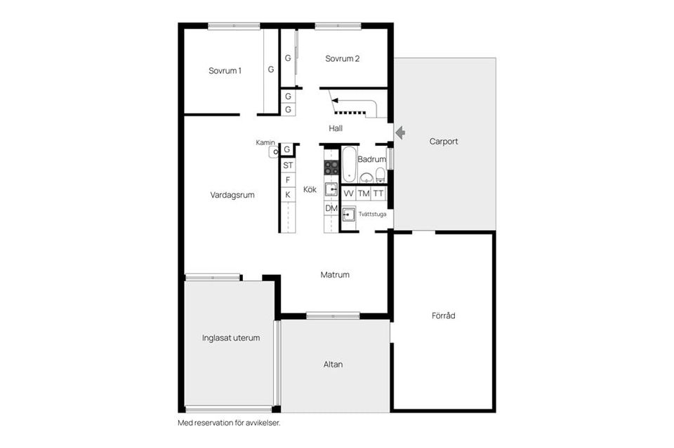Radhus, Fagottgatan 23, Gånsvik, Härnösand