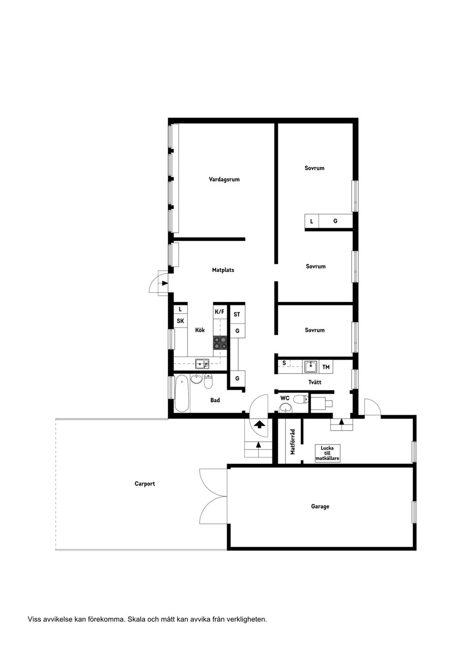 Villa, Grusvägen 1, Bergnäset, Luleå