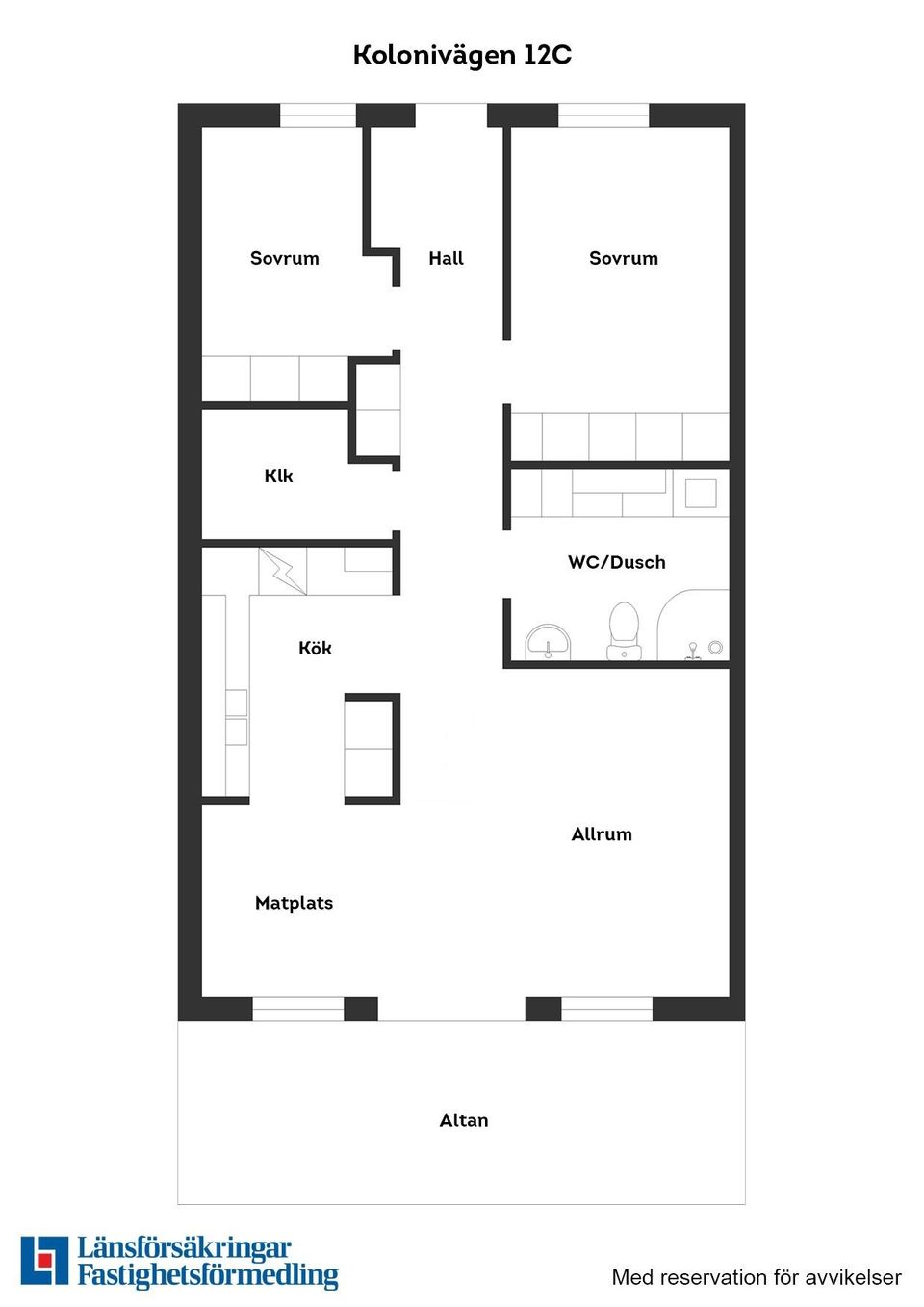 Bostadsrätt, Kolonivägen 12C, Mellbystrand, Laholm