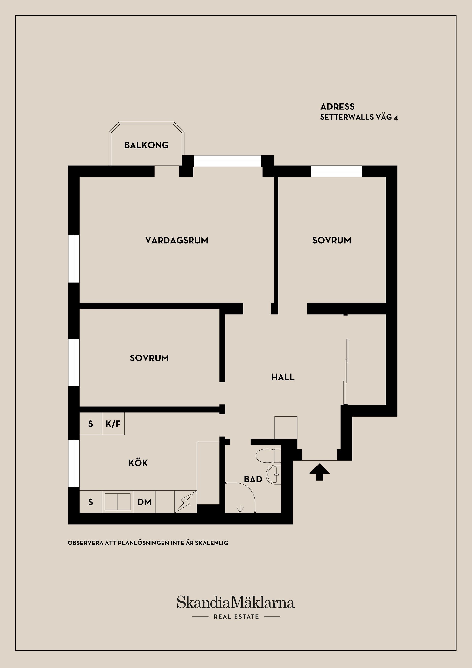 Bostadsrätt, Setterwalls väg 4, 8tr, Finntorp, Nacka