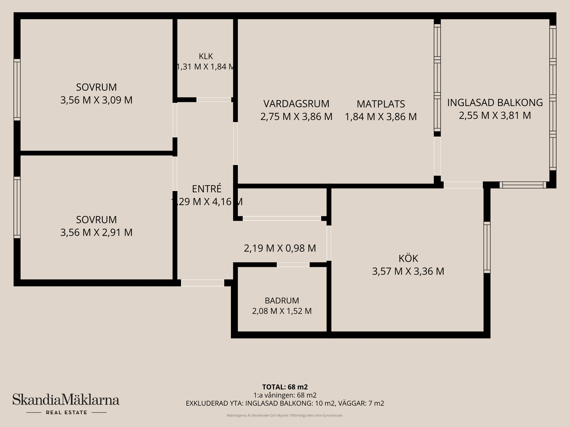 Bostadsrätt, Folketshusvägen 9A, Kristianstad